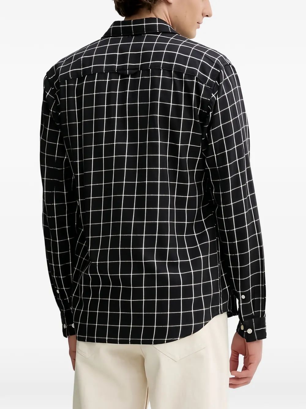 Marc O'Polo Geruit overhemd Blauw