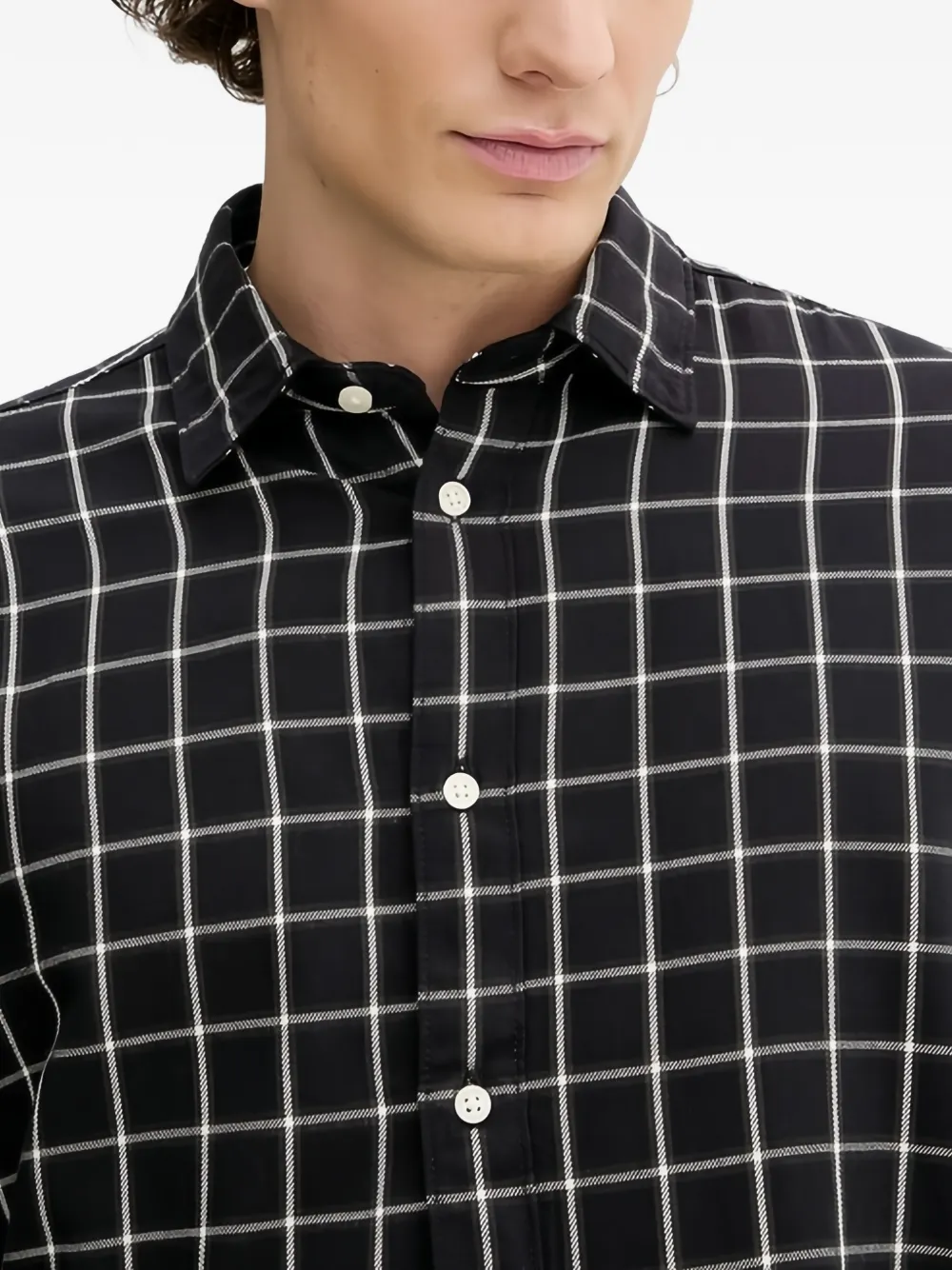 Marc O'Polo Geruit overhemd Blauw