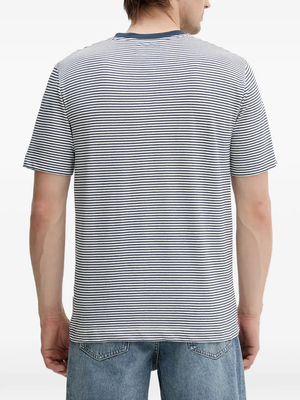 Marc O'Polo striped T-shirt Blauw