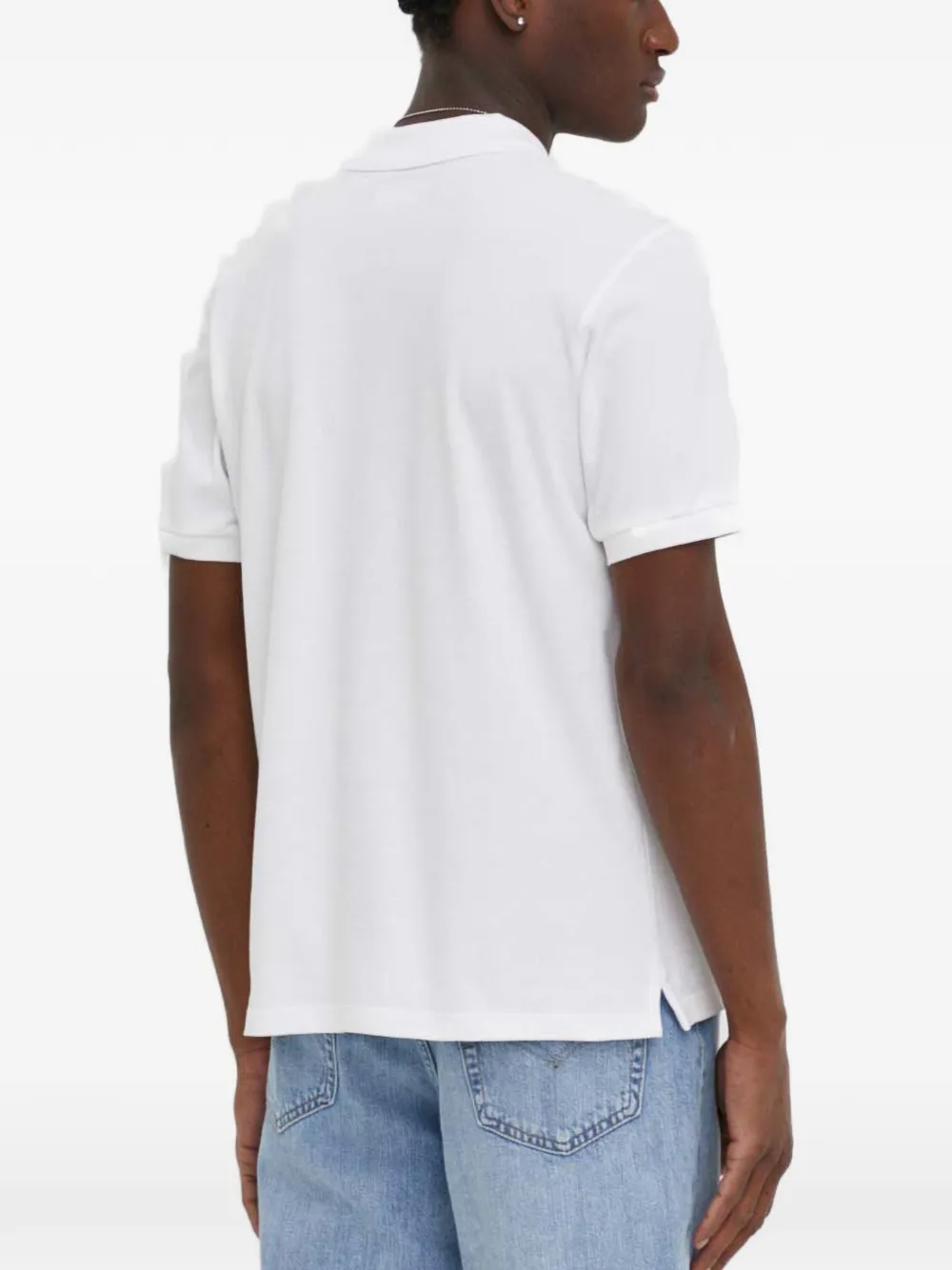 Marc O'Polo Piqué regular poloshirt Wit