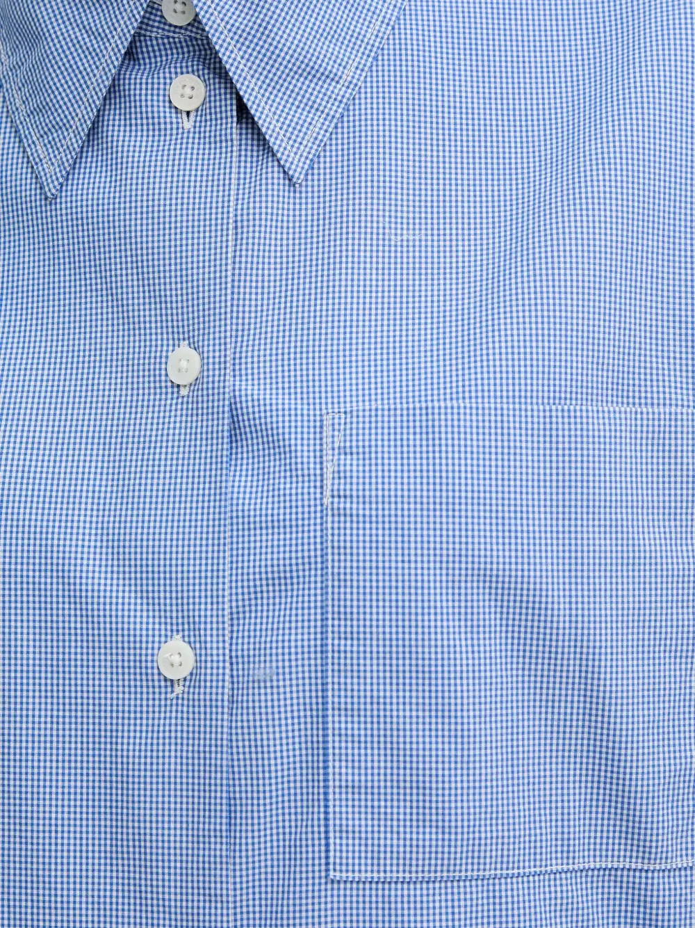 Marc O'Polo Button-down blouse met zak Blauw
