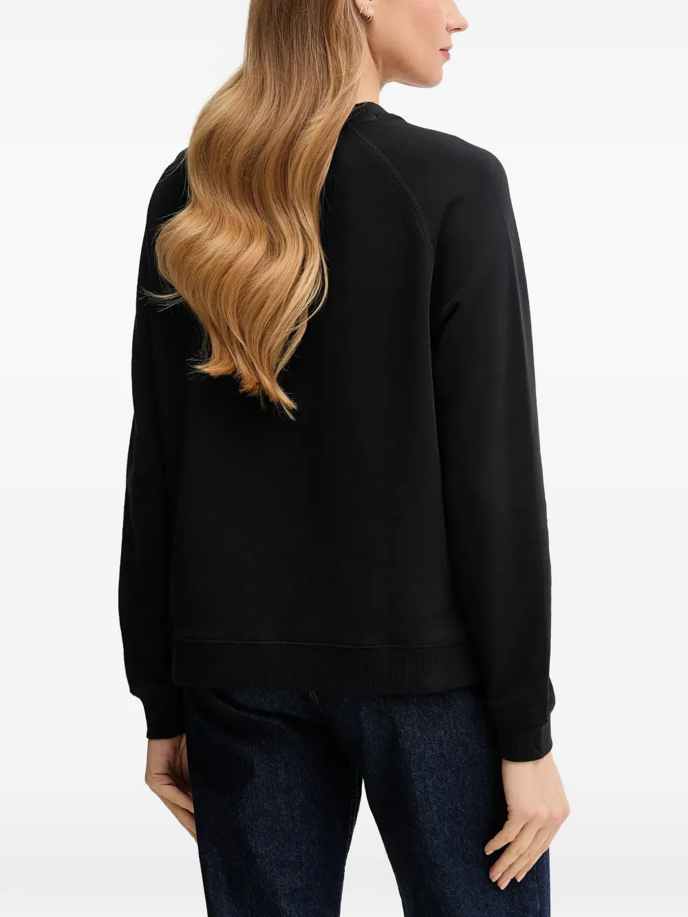 Marc O'Polo long-sleeve sweatshirt Zwart
