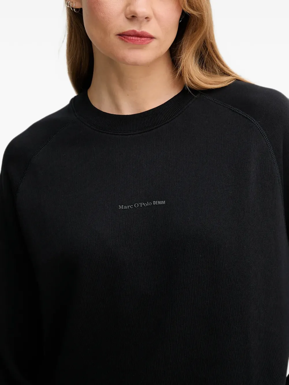 Marc O'Polo long-sleeve sweatshirt Zwart