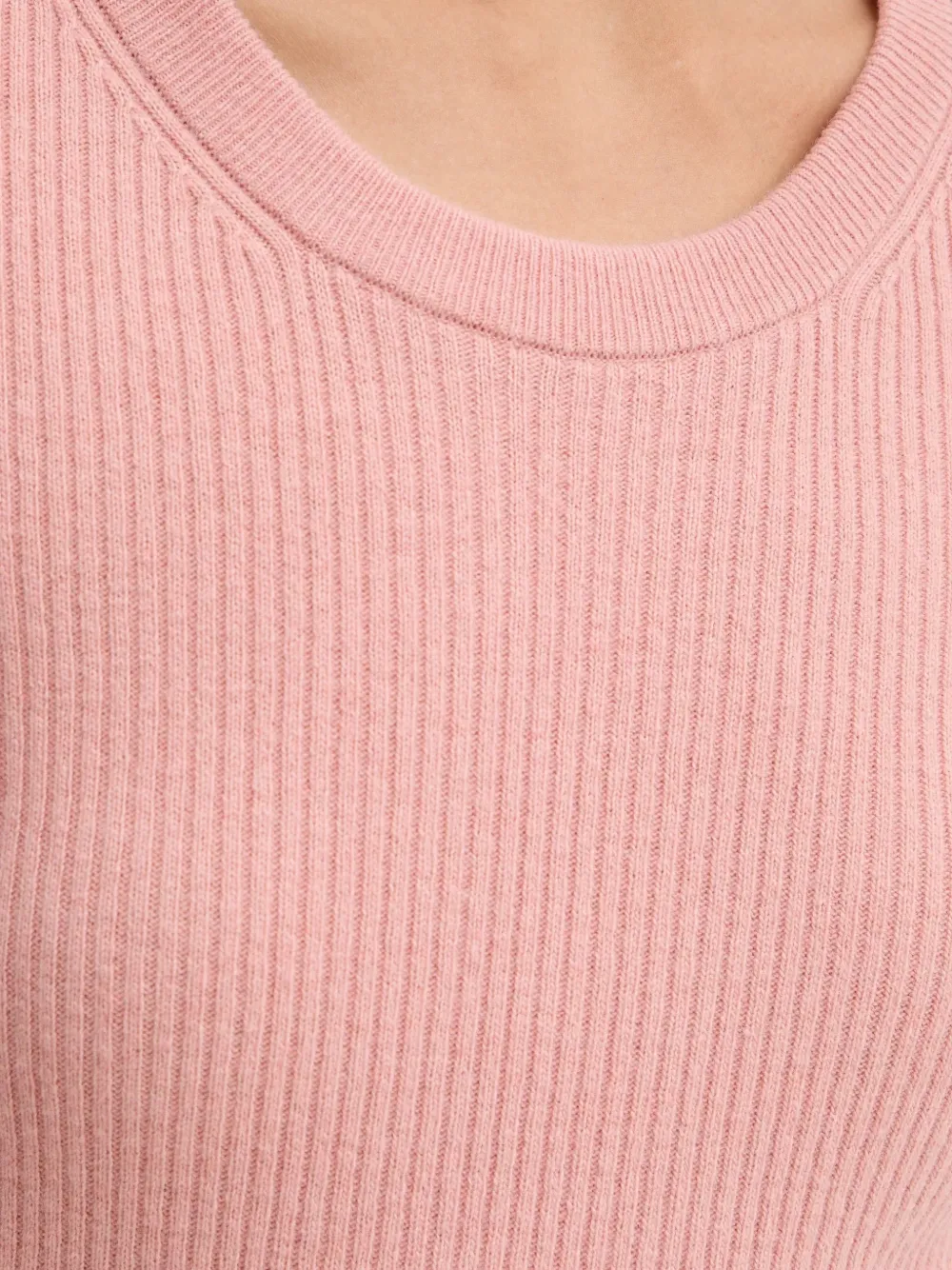 Marc O'Polo ribbed-knit sweater Roze