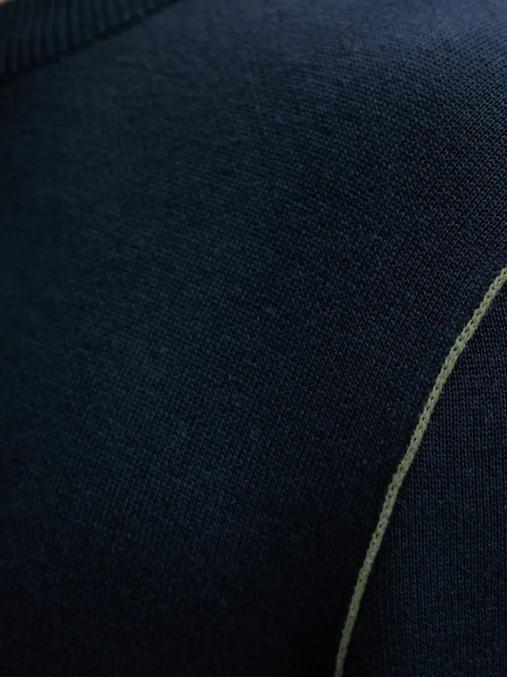 Marc O'Polo Gebreide trui met ronde hals en stiksels Blauw