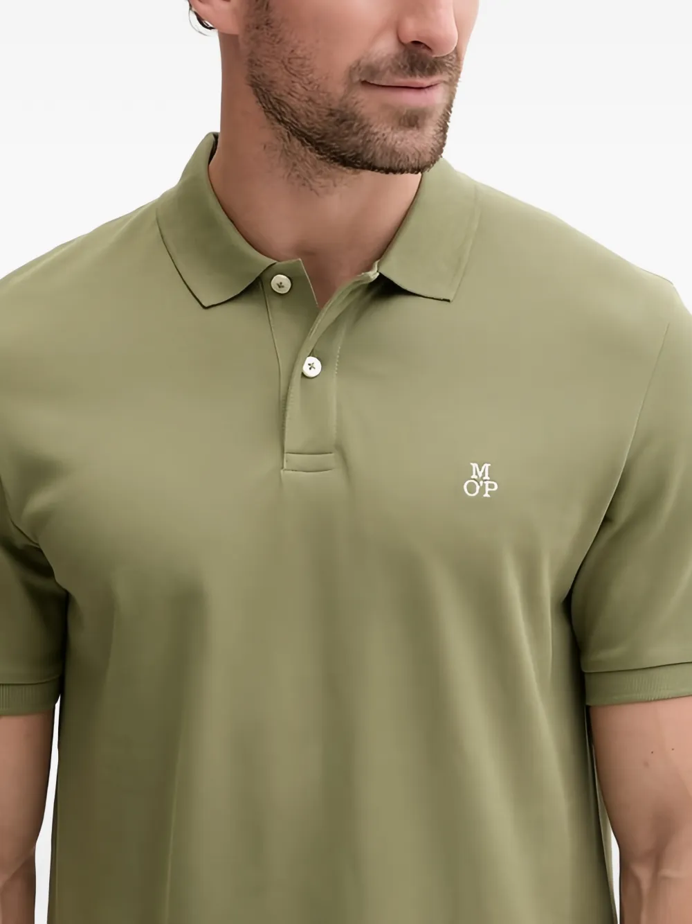Marc O'Polo Poloshirt met korte mouwen Groen