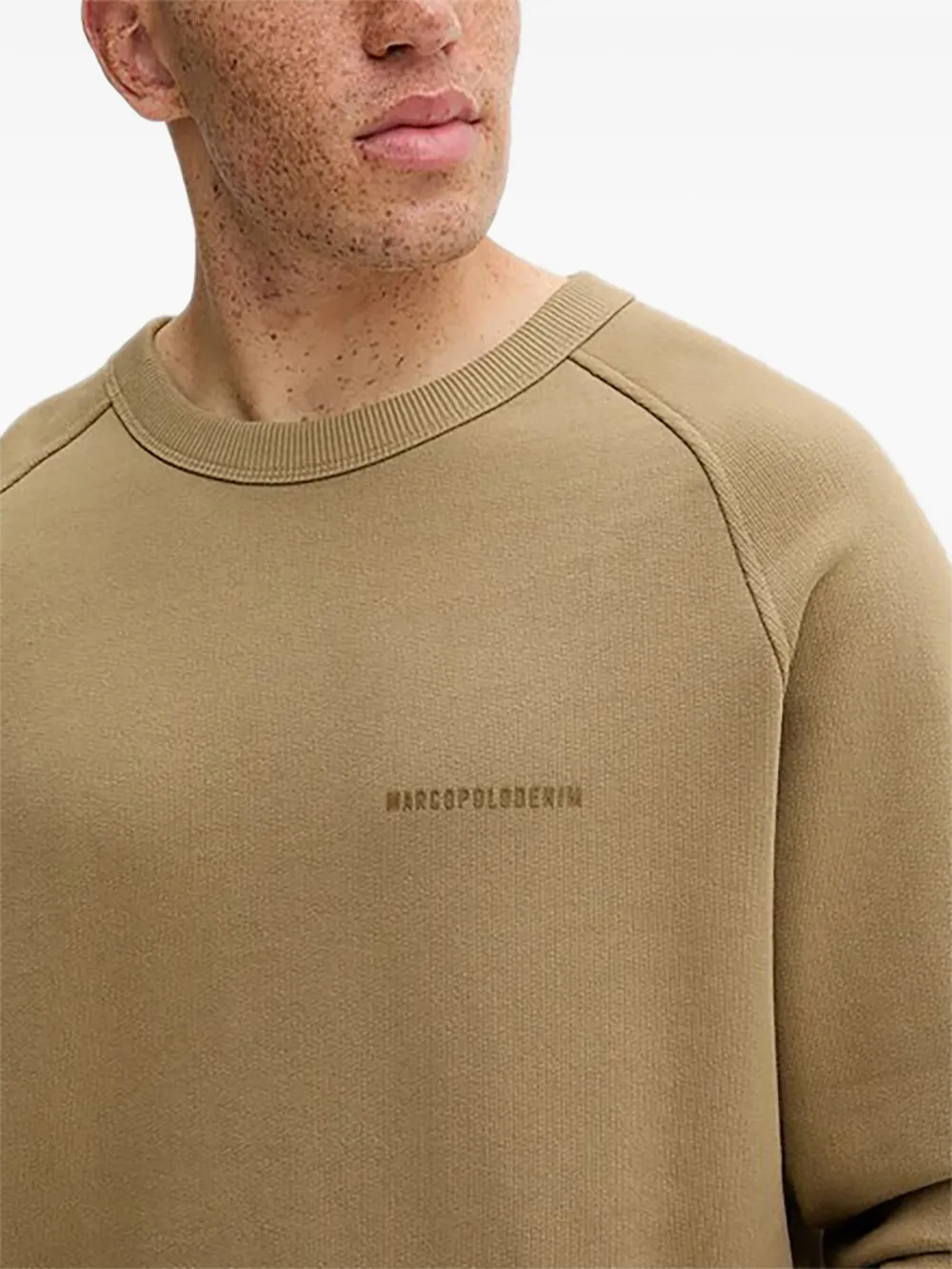 Marc O'Polo Sweater met borduurwerk Beige