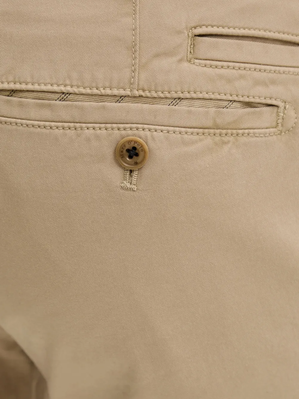 Marc O'Polo button pocket trousers Beige