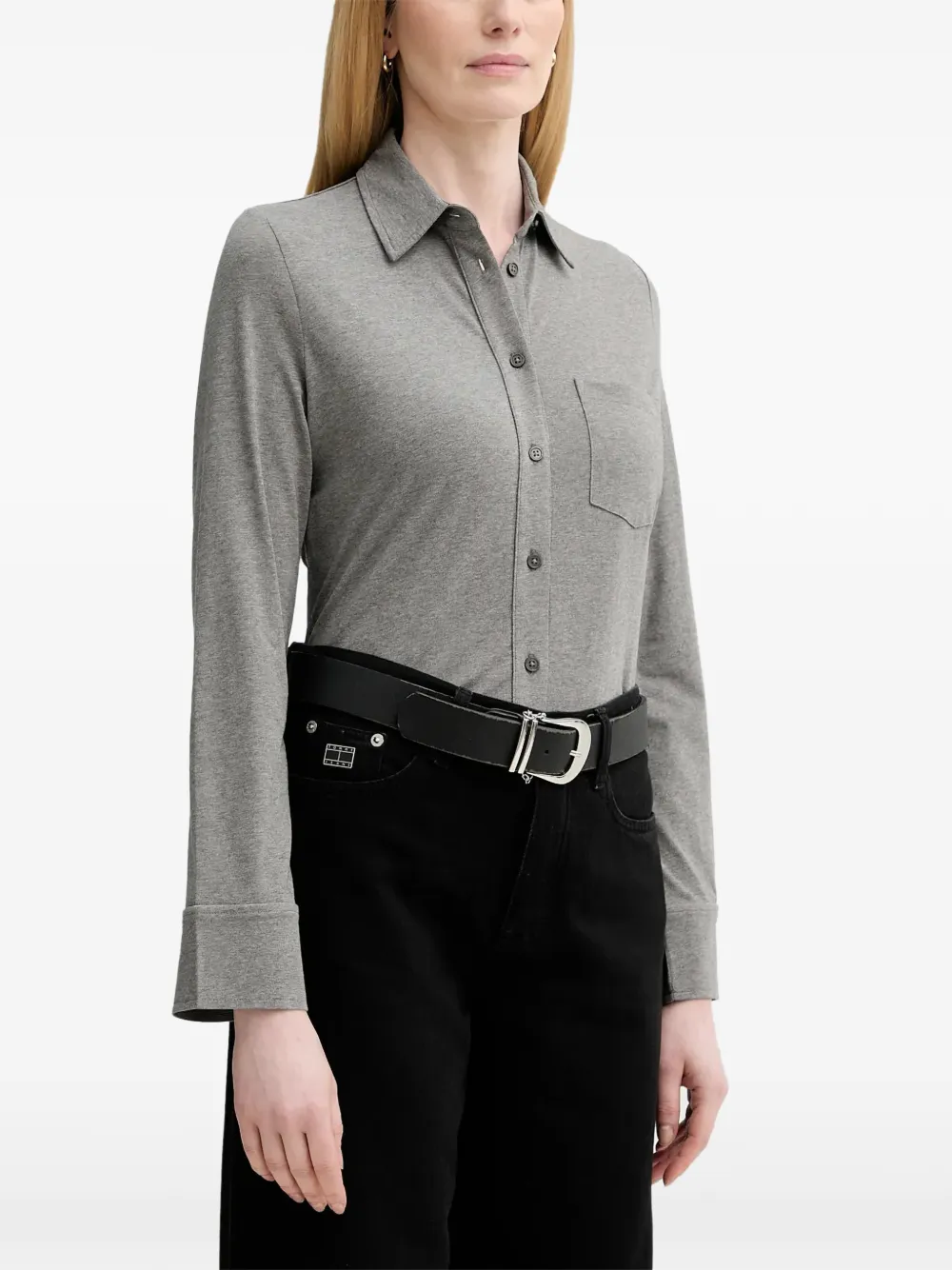 Marc O'Polo Camicia con taschino - Grigio