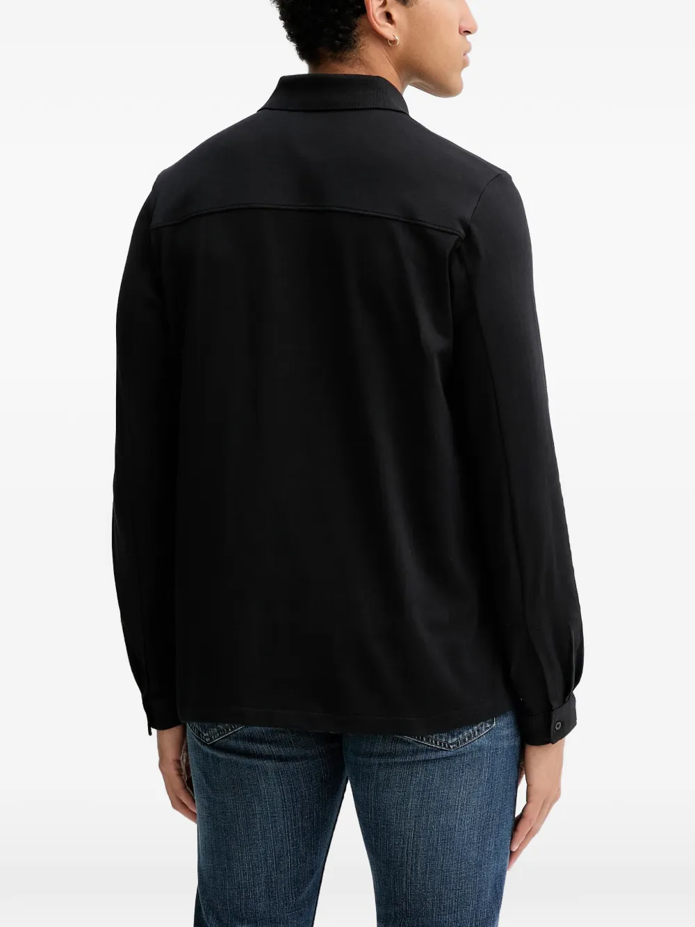 Marc O'Polo cotton shirt Zwart