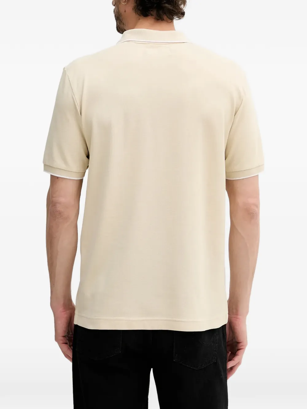 Marc O'Polo Poloshirt met logo Beige