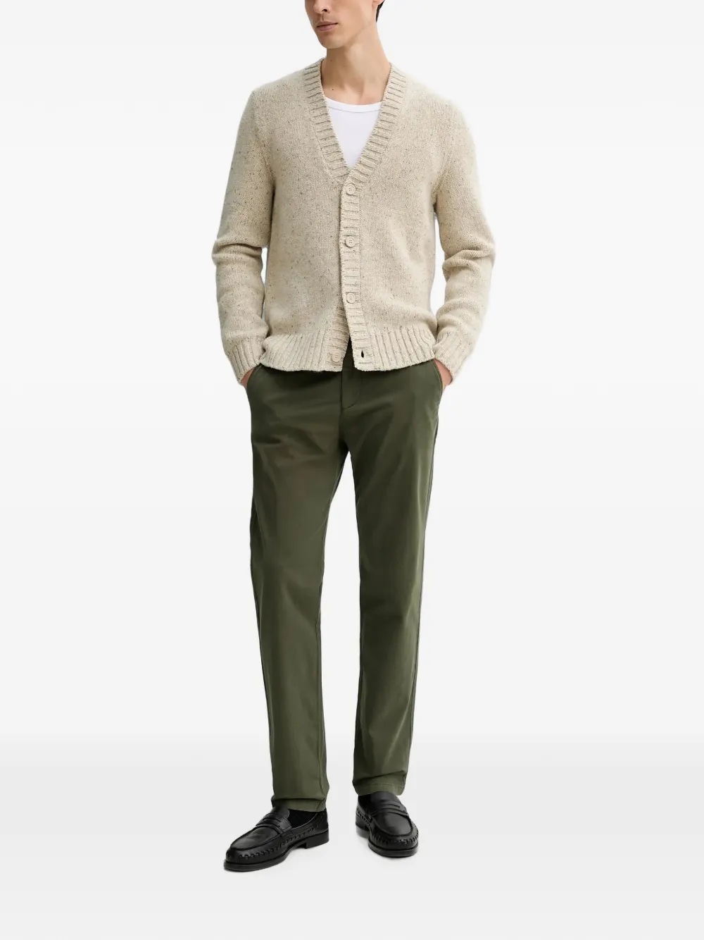 Marc O'Polo Straight chino Groen