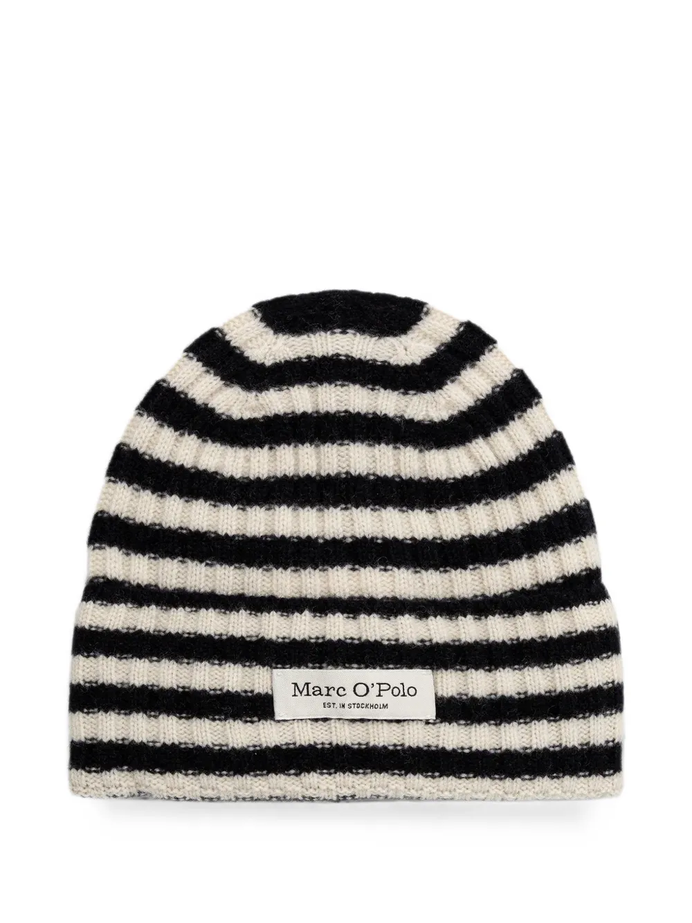 Marc O'Polo Cappello a righe - Nero