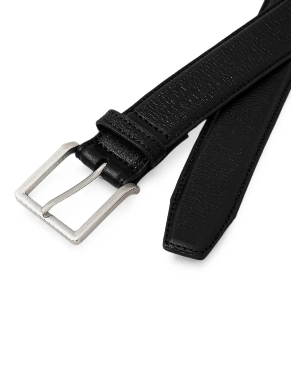 Marc O'Polo Riem met zilverkleurige gesp Zwart