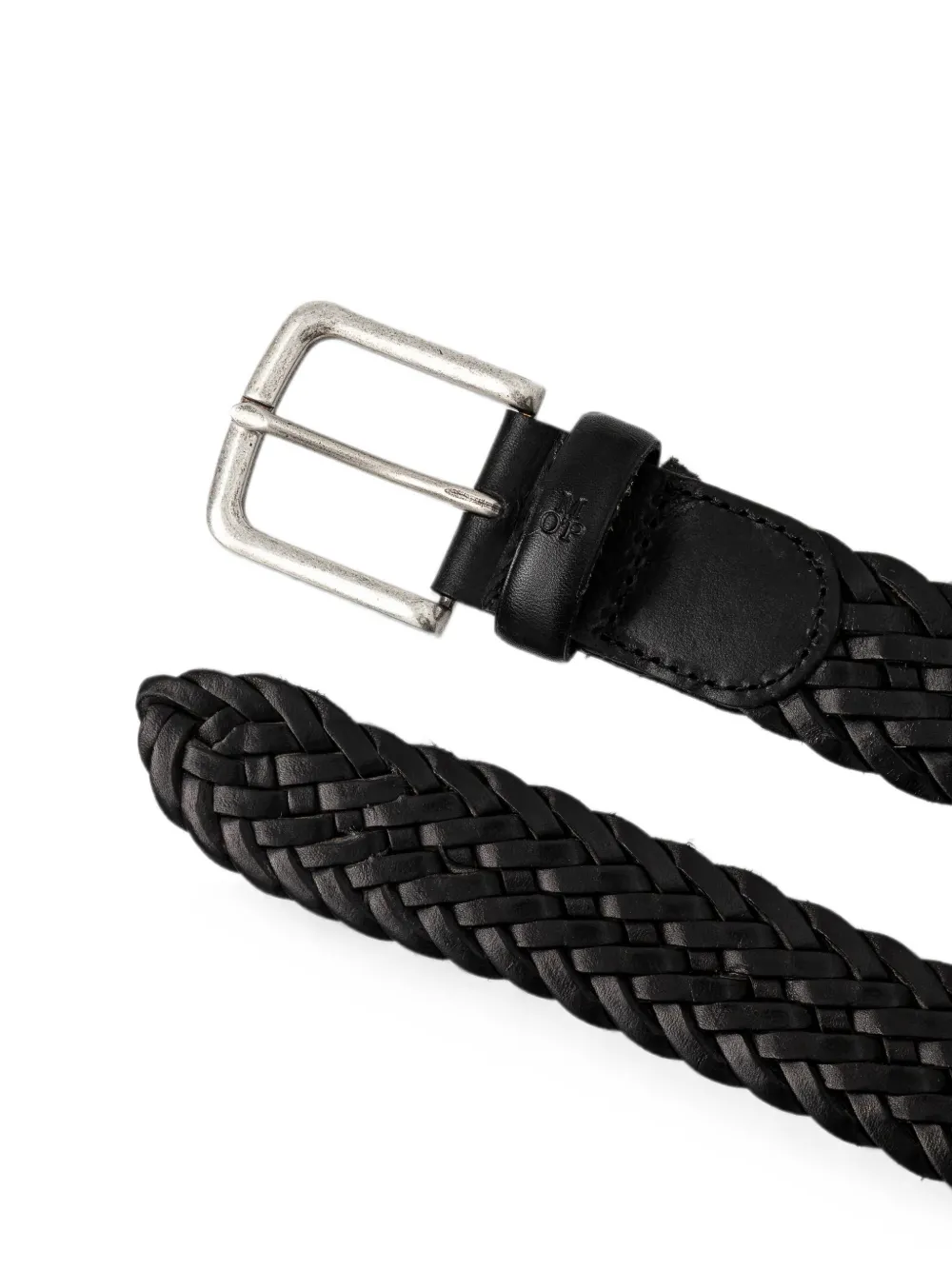 Marc O'Polo braided belt Zwart
