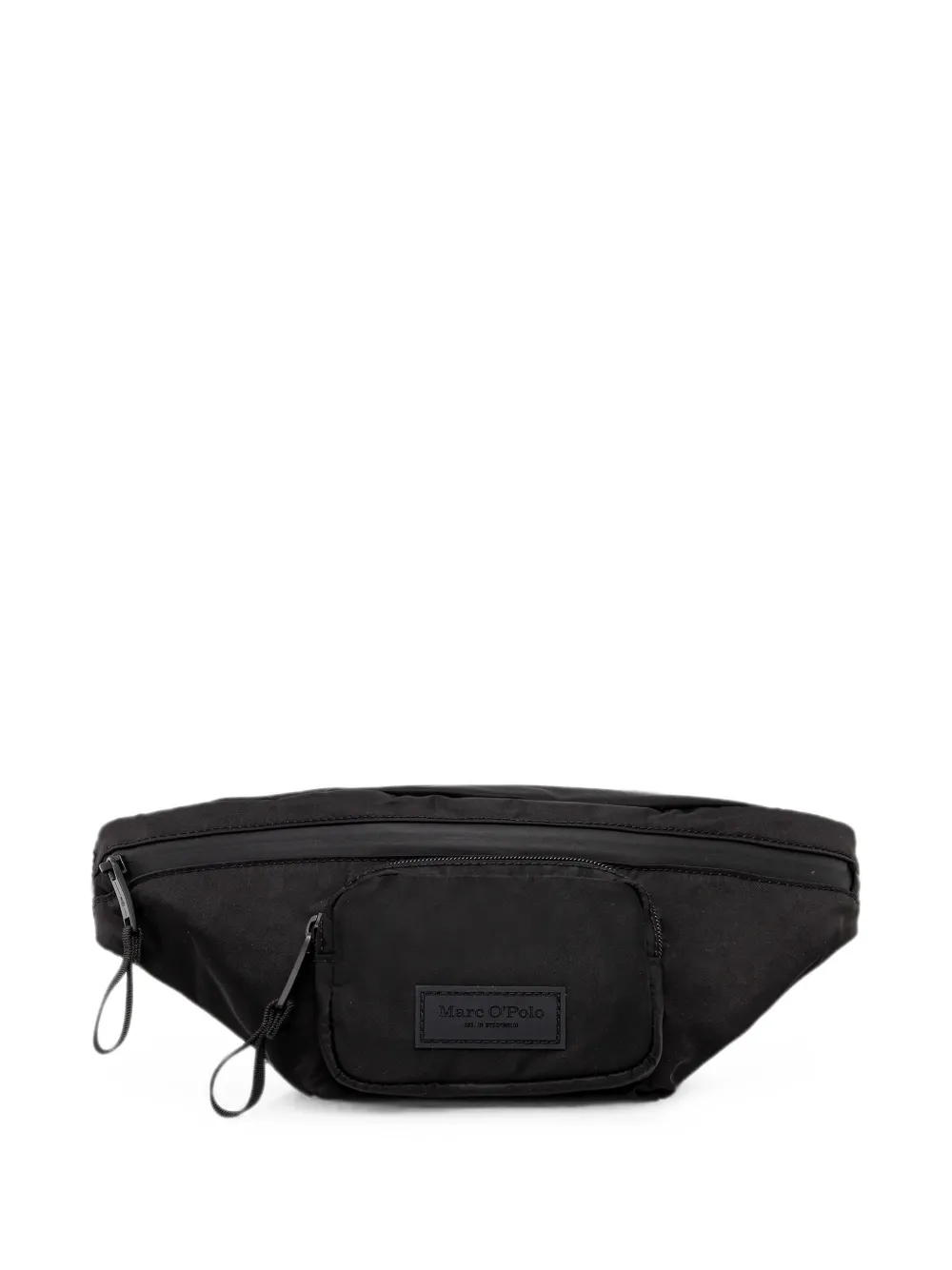 Marc O'Polo logo-patch zip-fastening belt bag - Nero