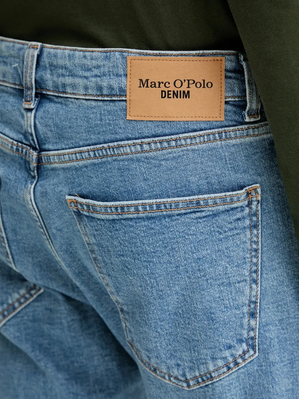Marc O'Polo Jeans met opgestikte zak Blauw
