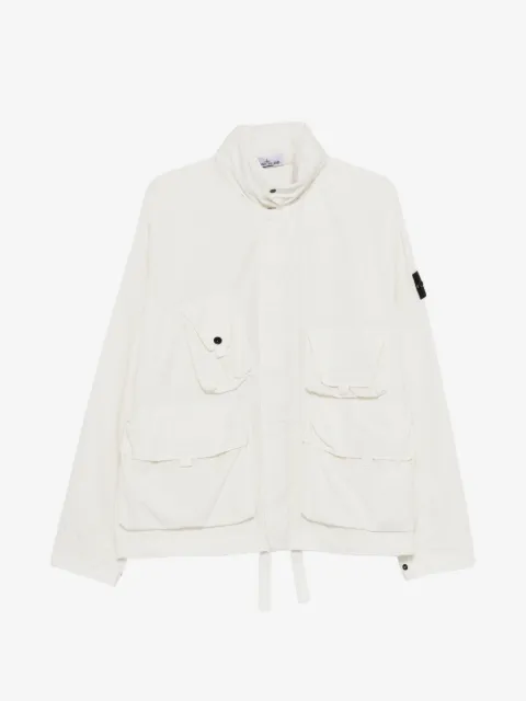 Stone Island 4100071 cotton nylon micro ripstop field jacket