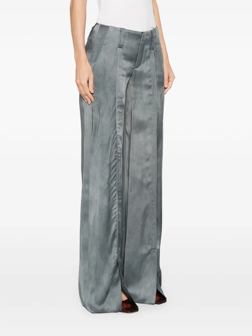  Seafarer Maiorca Split-front Trousers - Grey 