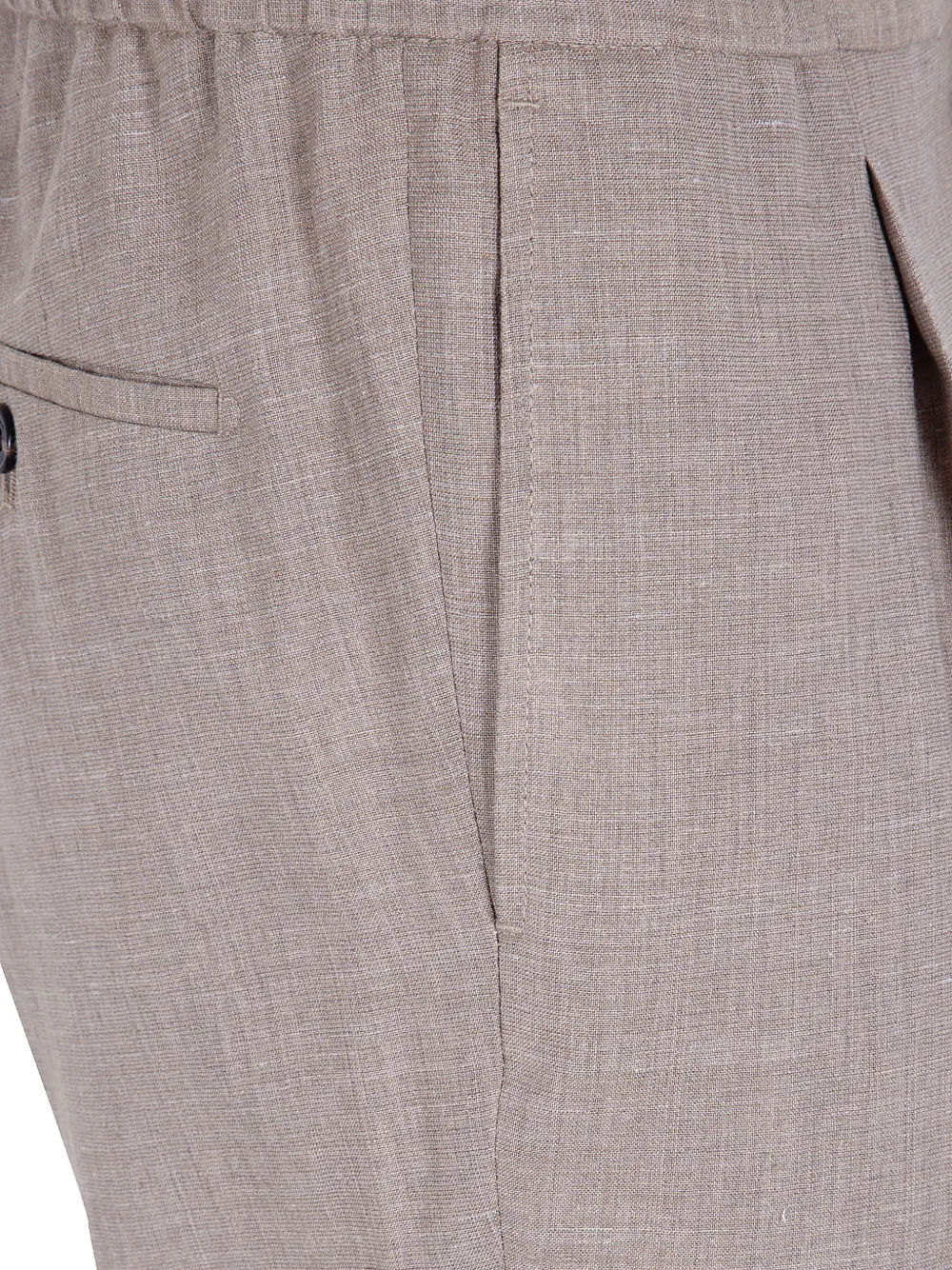 Incotex Broek met trekkoord Beige