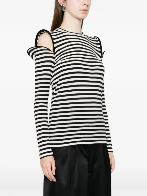 Junya Watanabe Striped T-shirt | Black | FARFETCH