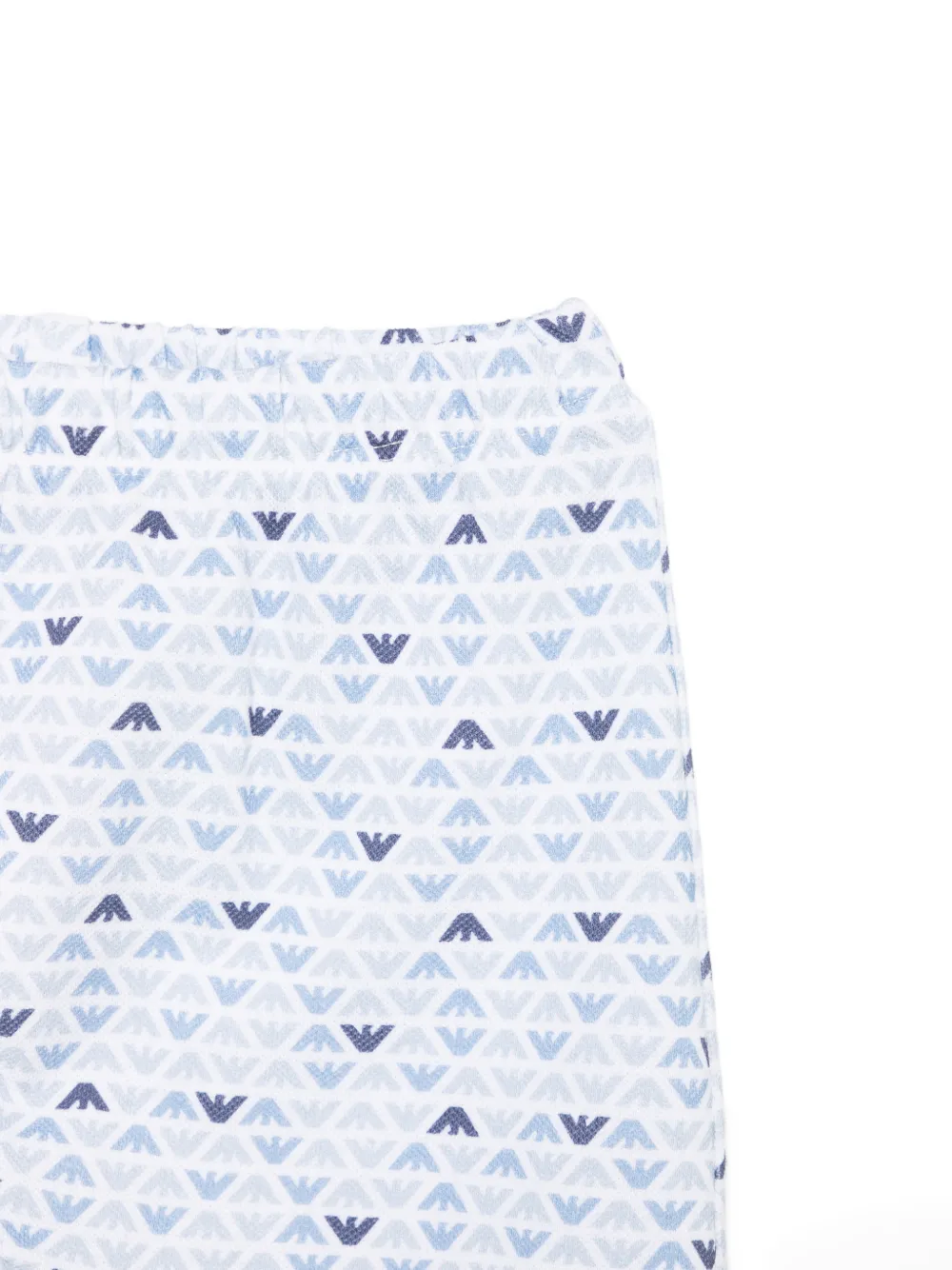Emporio Armani Kids Shorts met polokraag en print Wit