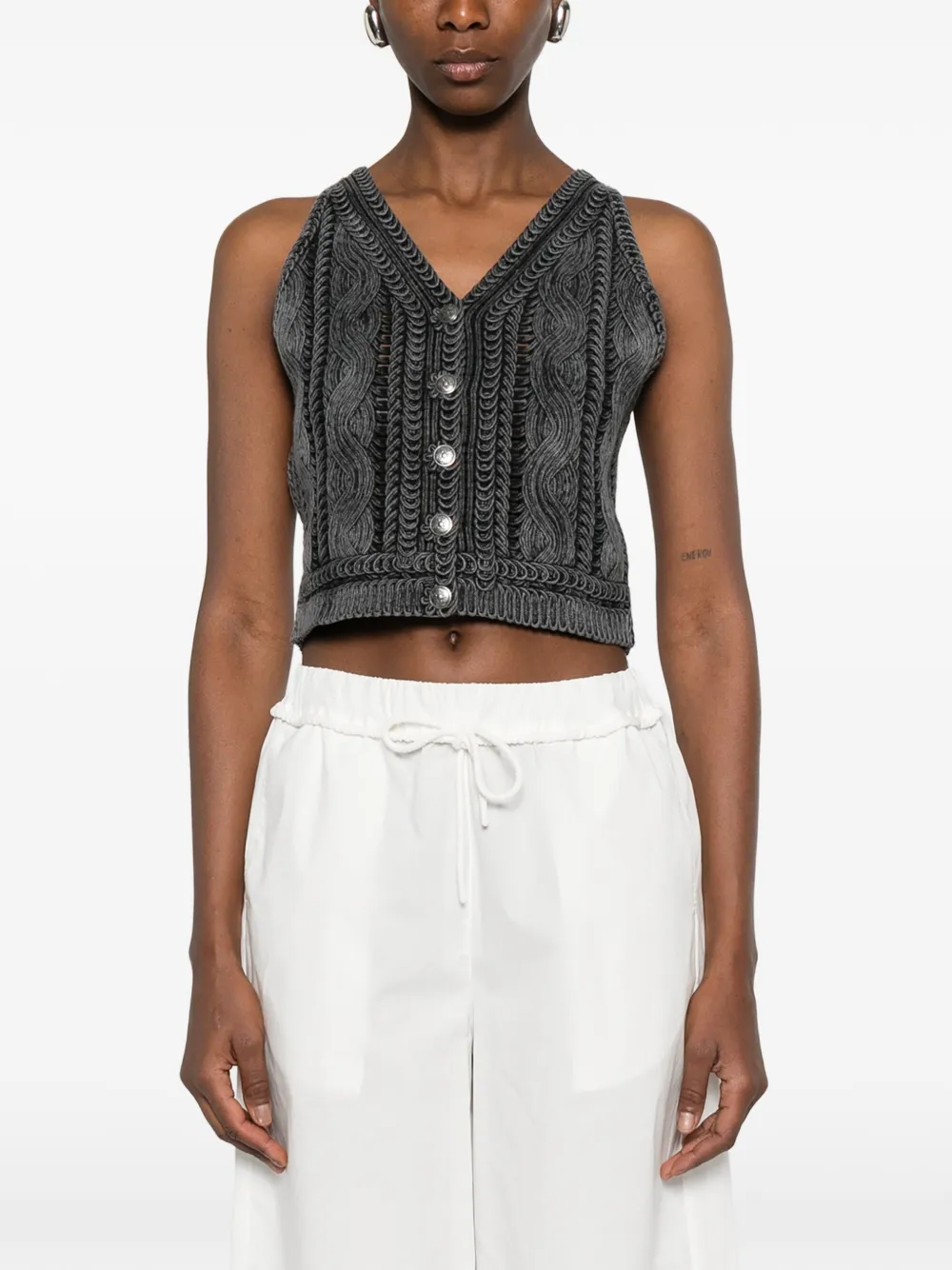 PINKO Myrtus gilet Grijs