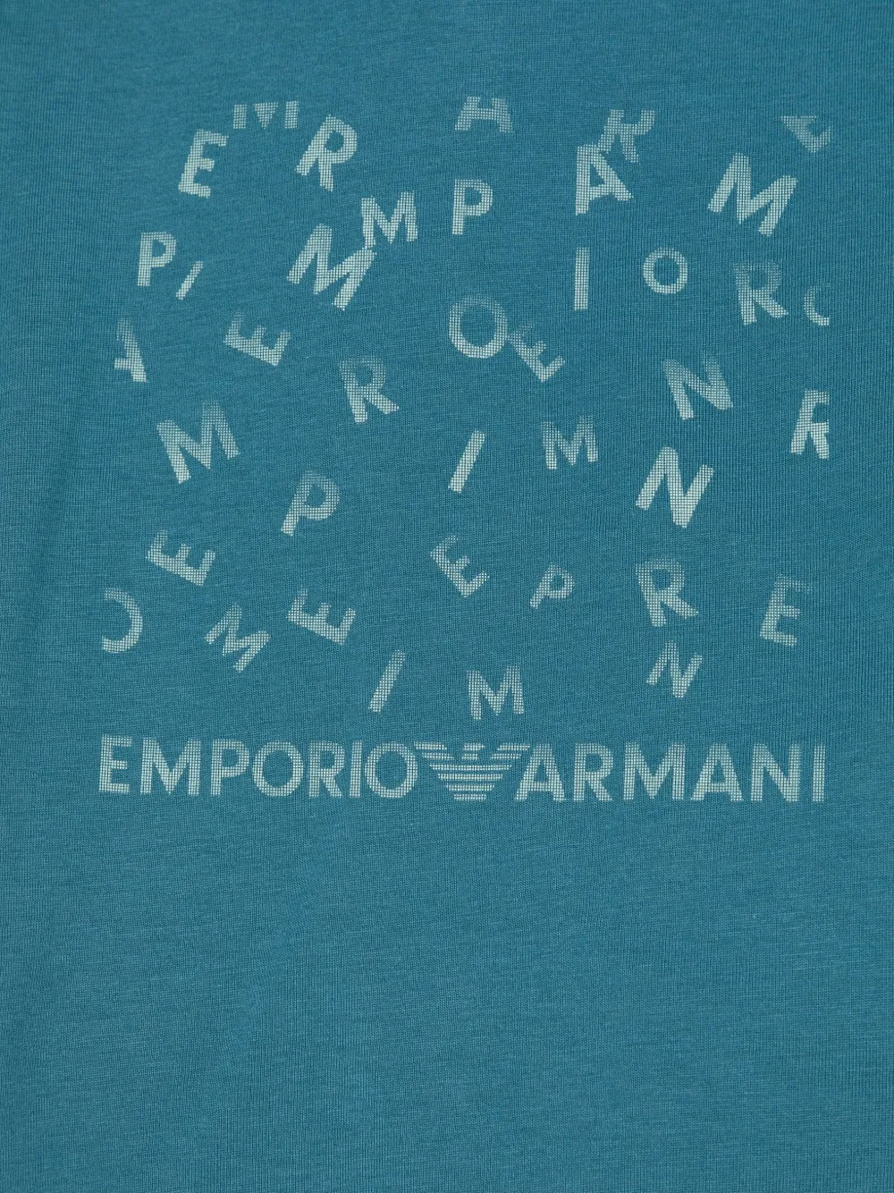 Emporio Armani Kids Drie T-shirts met logoprint Wit