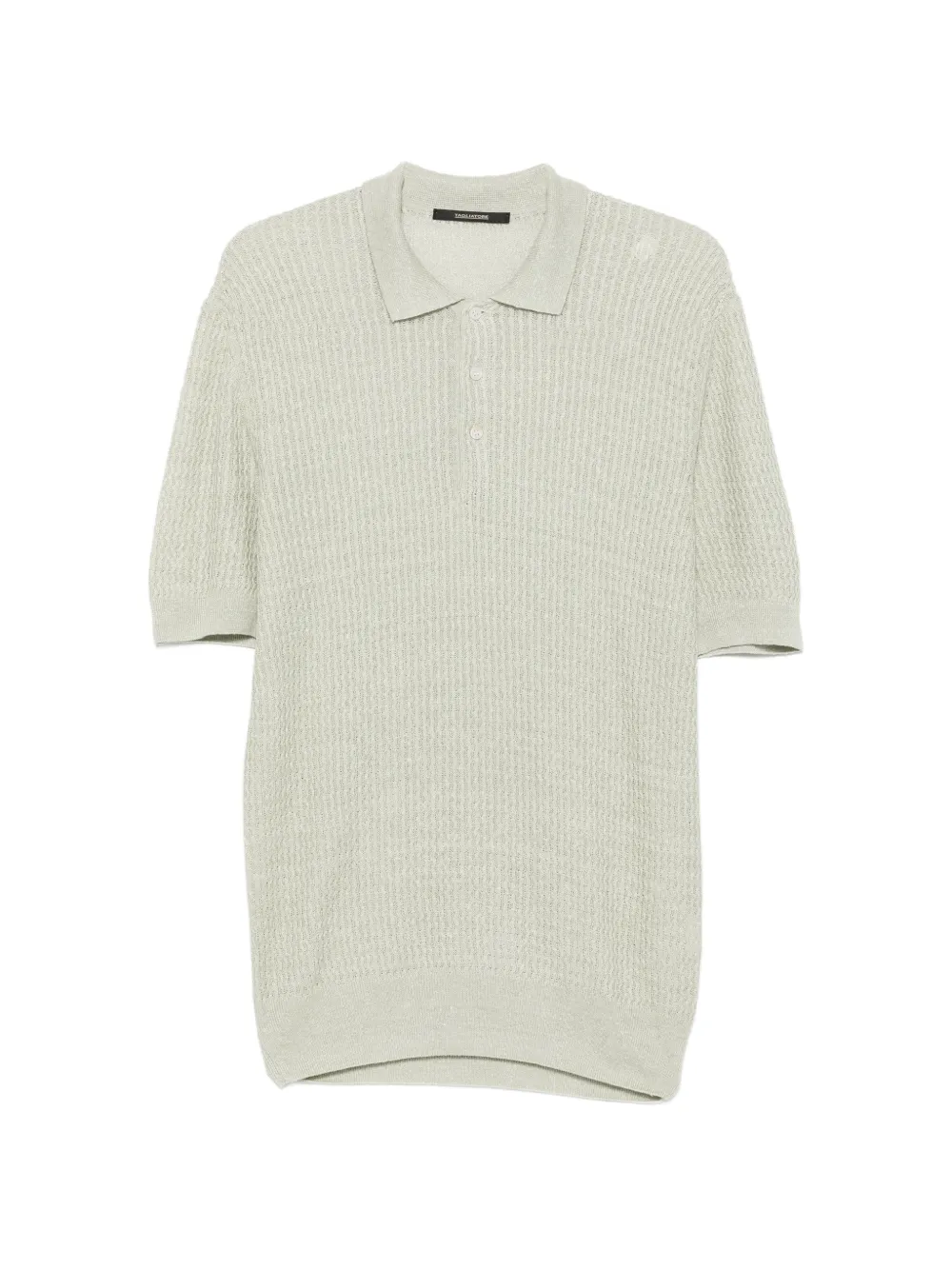 Tagliatore knitted textured polo shirt - Verde