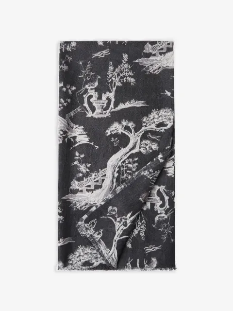 Shanghai Tang foulard Tang imprimé