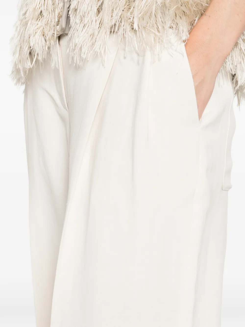 Brunello Cucinelli Plooibroek Wit