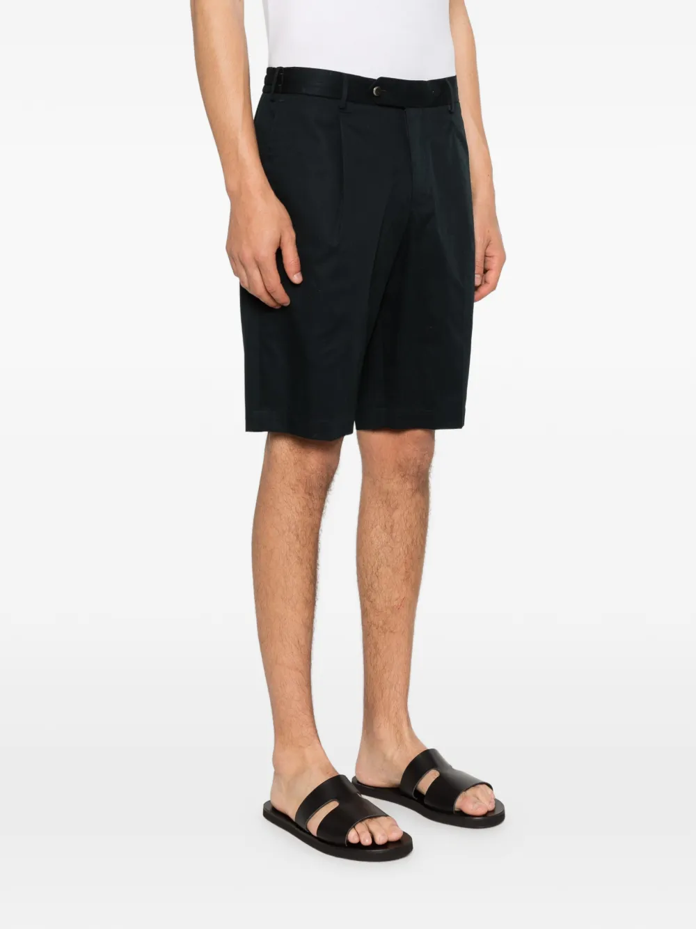  Pt Torino Pleated Shorts - Blue 