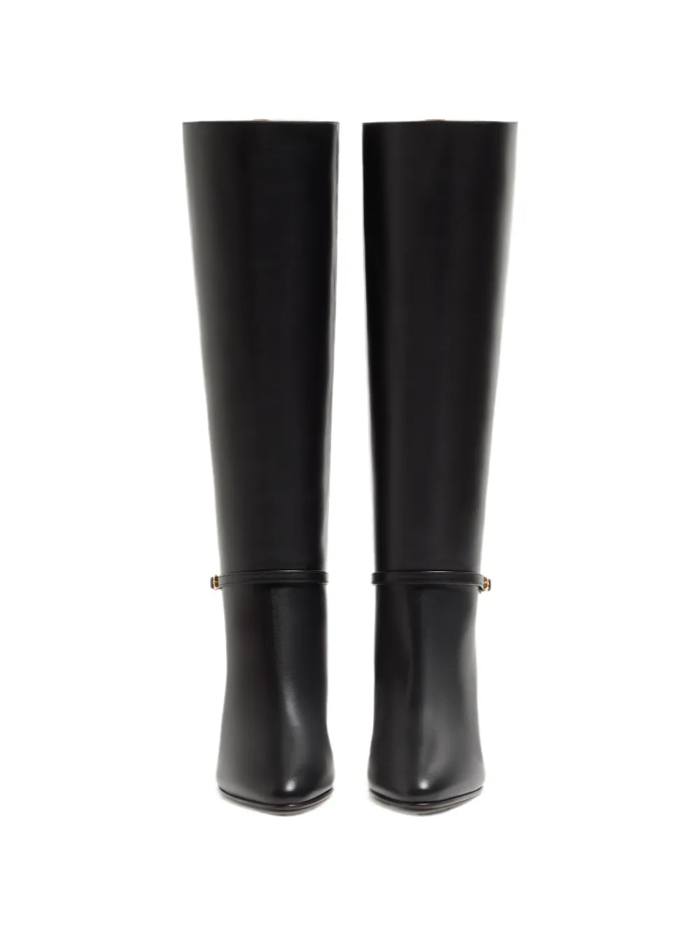 Valentino Garavani Pattie calfskin boots Zwart