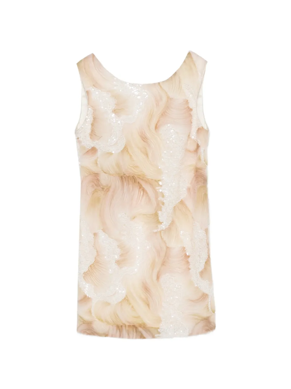 DE SANTIS sequin mini dress - Toni neutri