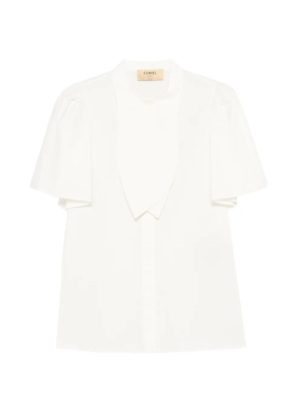 Curiel puff-sleeve blouse - White