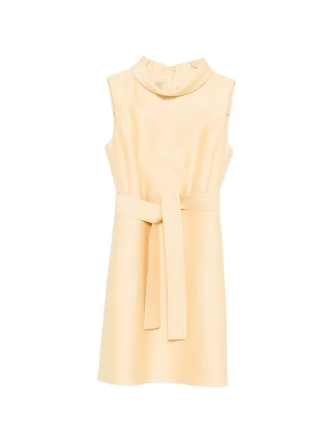 Curiel high-neck belted dress
