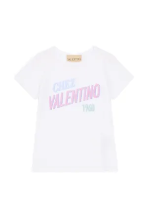 Valentino Garavani logo-print T-shirt | Pink | FARFETCH GE
