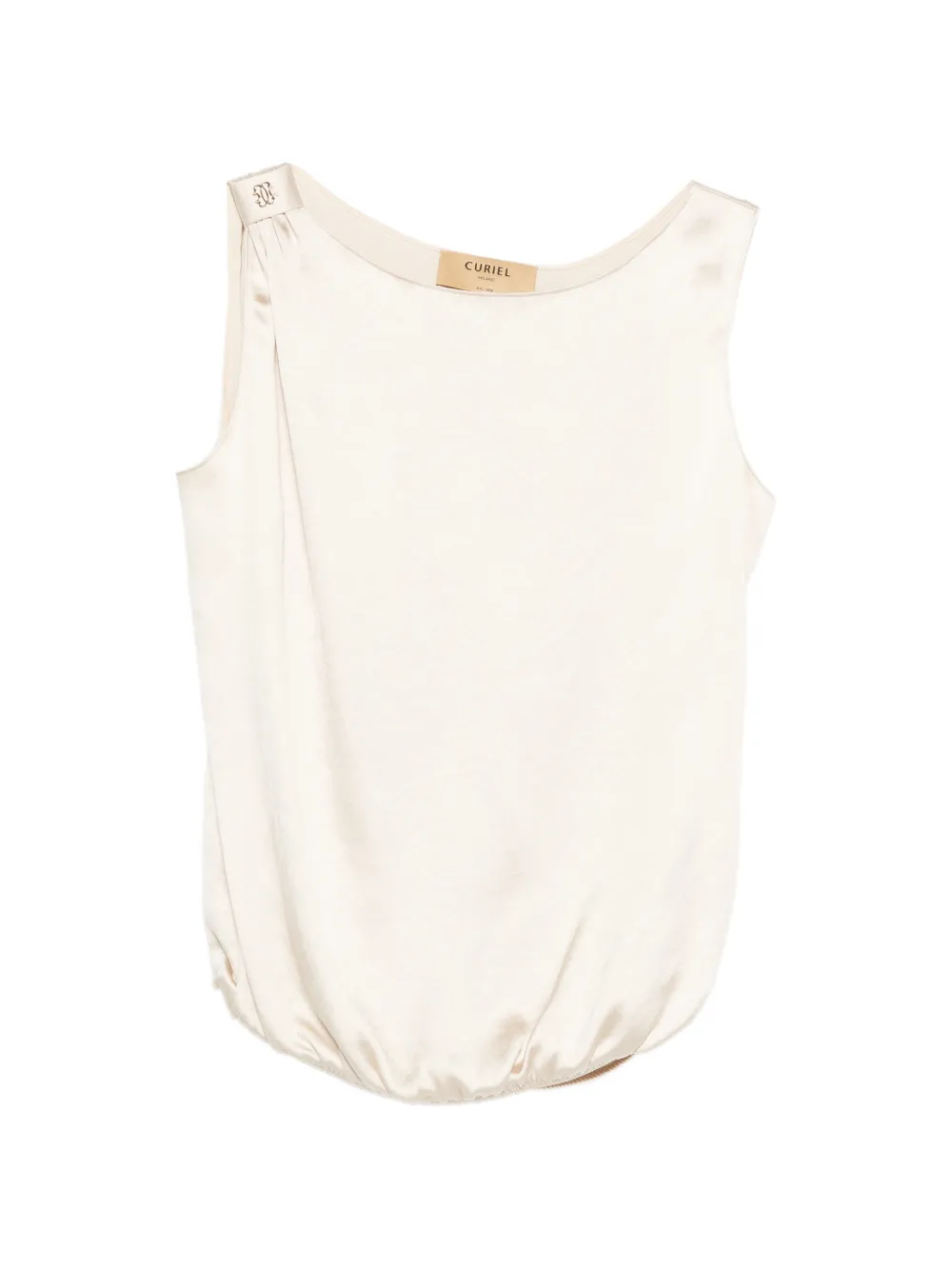 Curiel gathering tank top - Nude