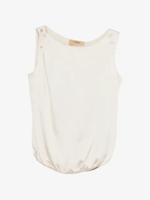 Curiel tanktop med samlet detalje