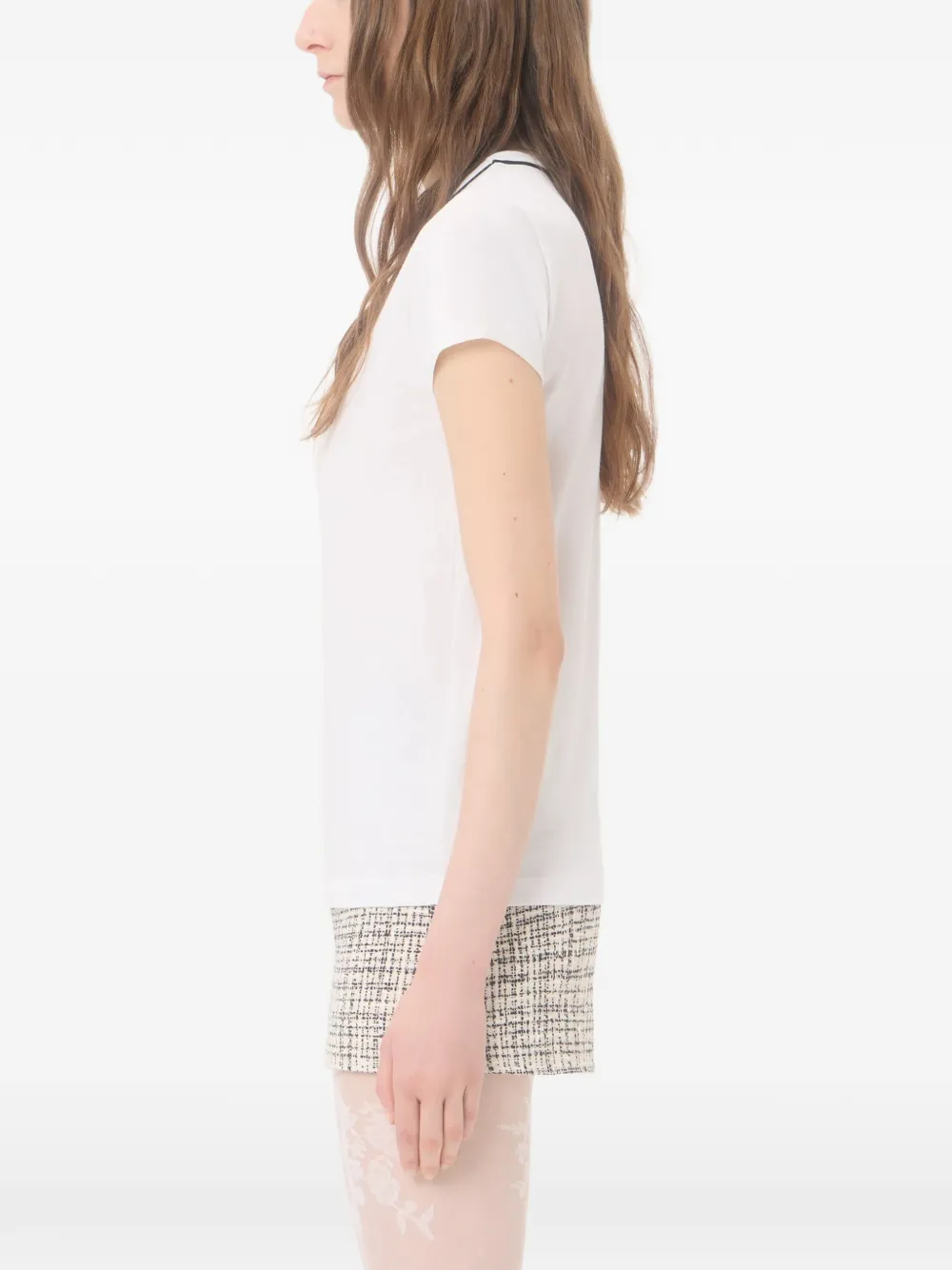 Valentino Garavani Katoenen jersey T-shirt Wit