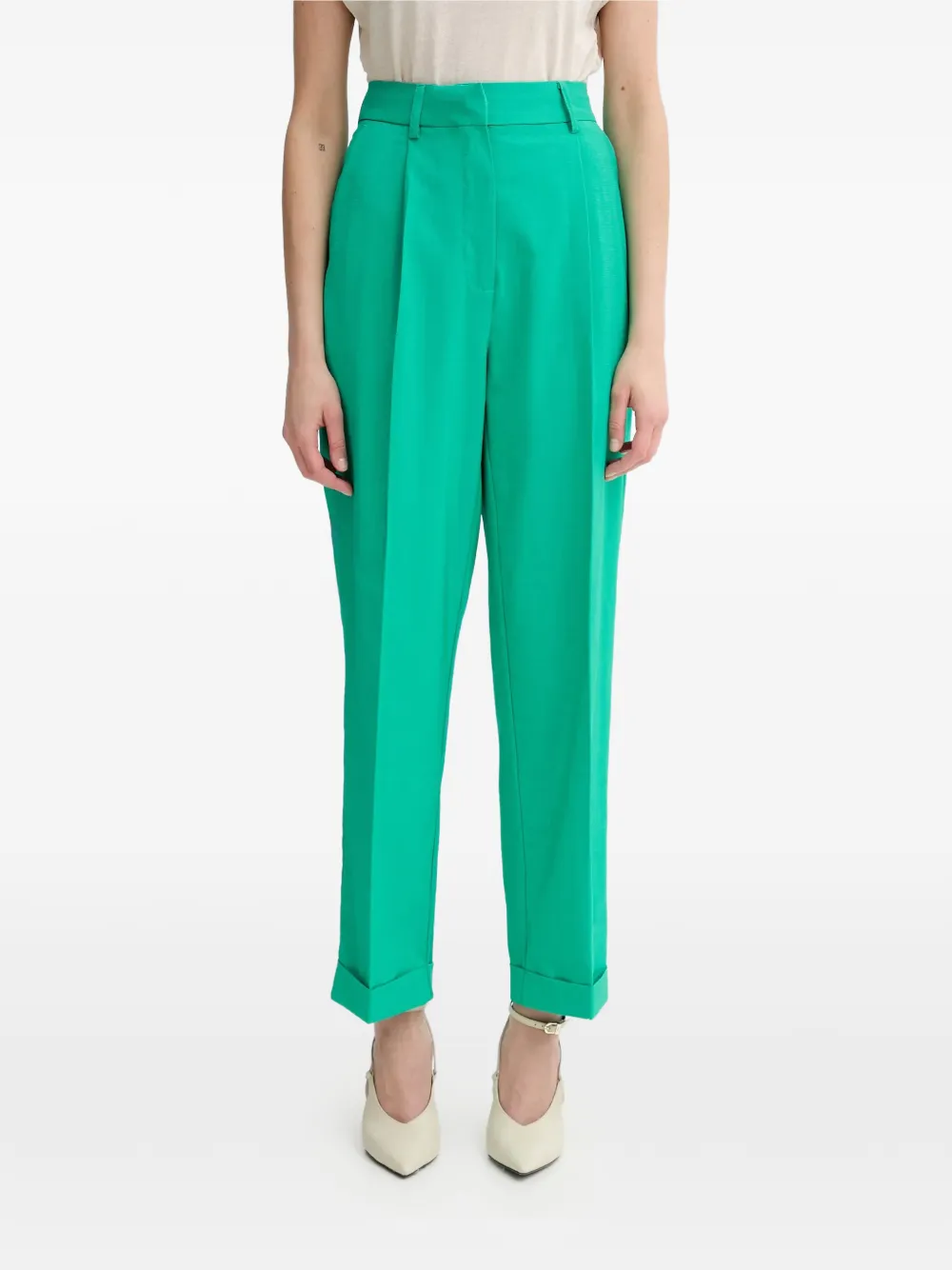 Morgan pleated trousers