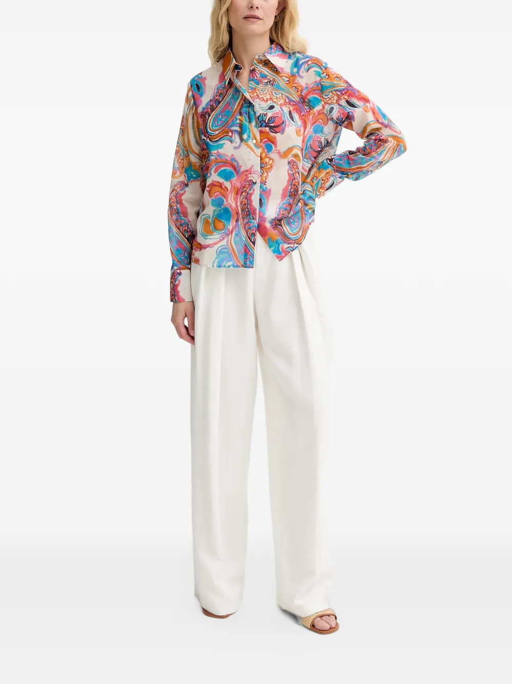 Morgan blouse met paisley-print Beige