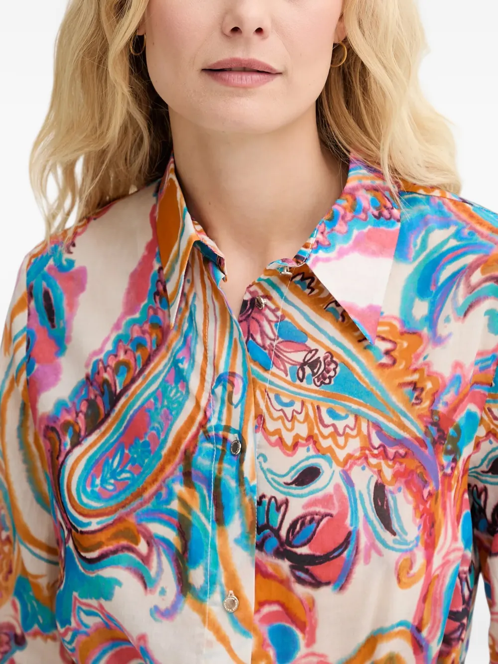 Morgan blouse met paisley-print Beige
