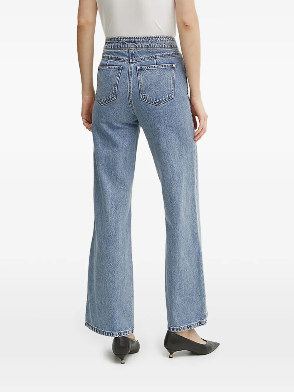 Morgan High waist jeans Blauw