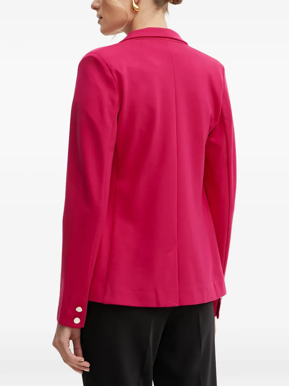 Morgan Blazer met enkele rij knopen Roze
