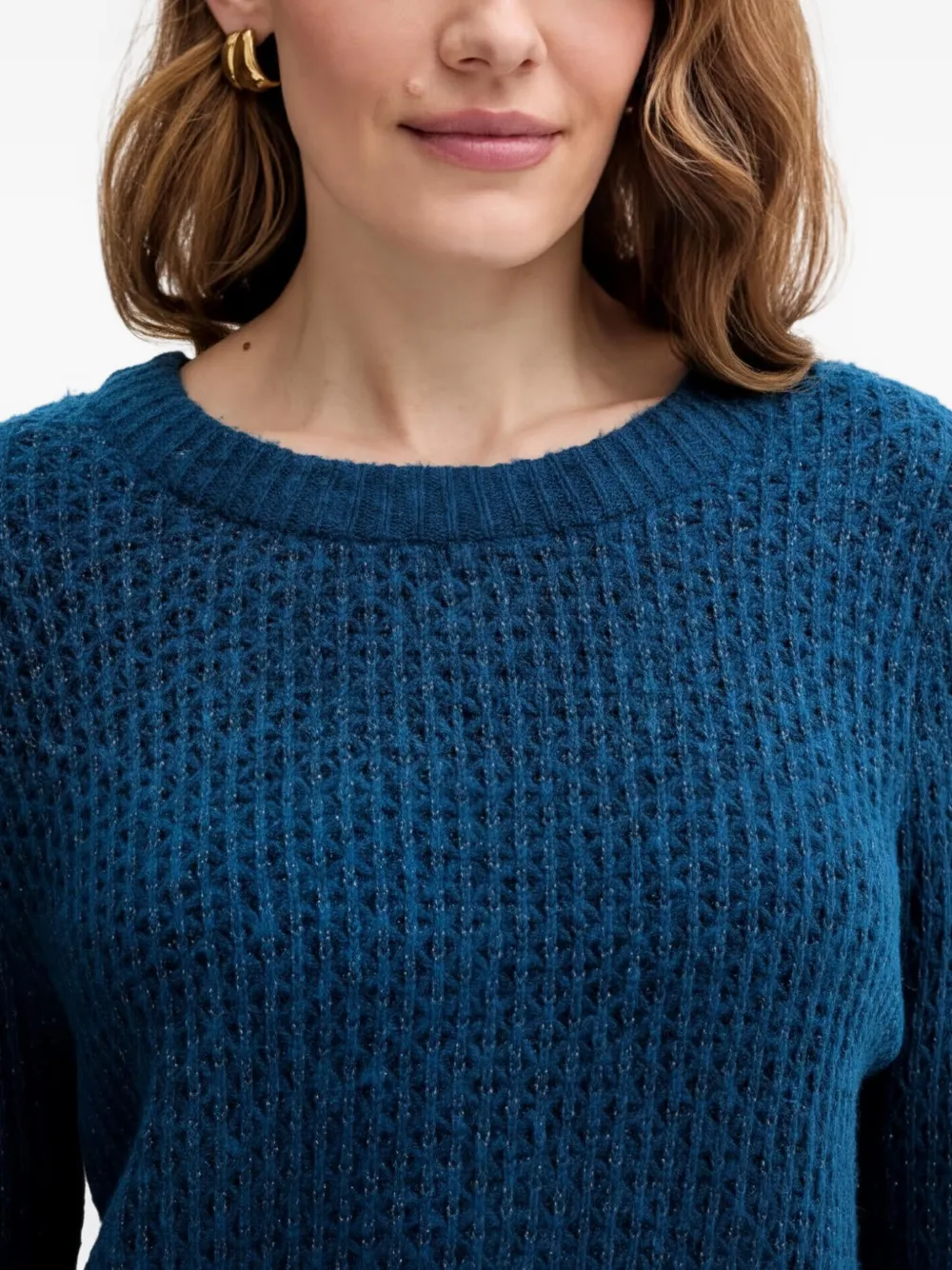 Morgan Trui met lange mouwen Blauw
