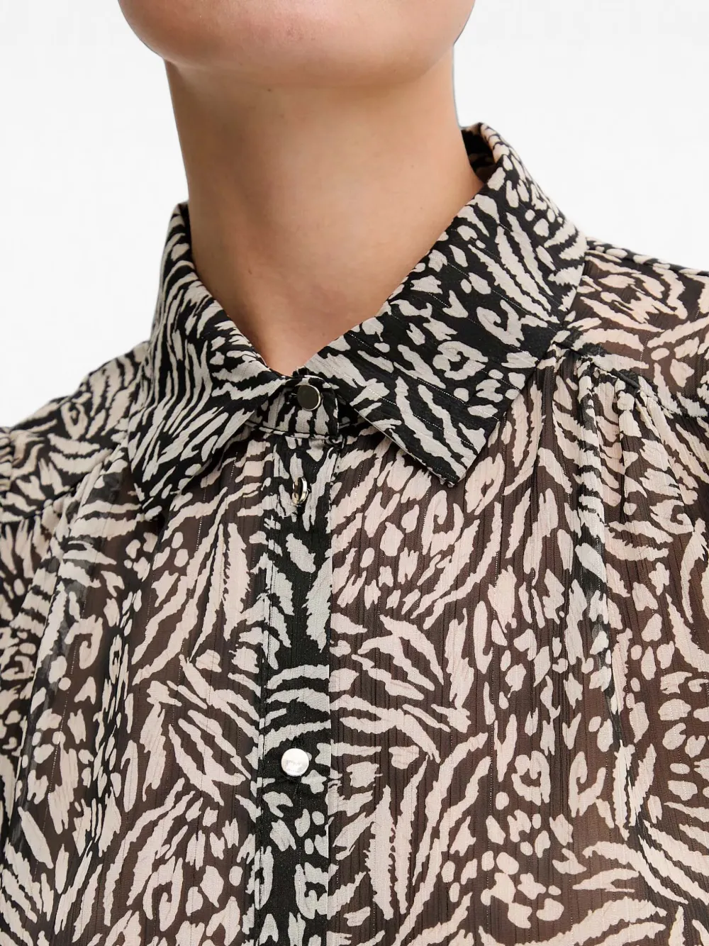 Morgan Capital blouse met print Zwart