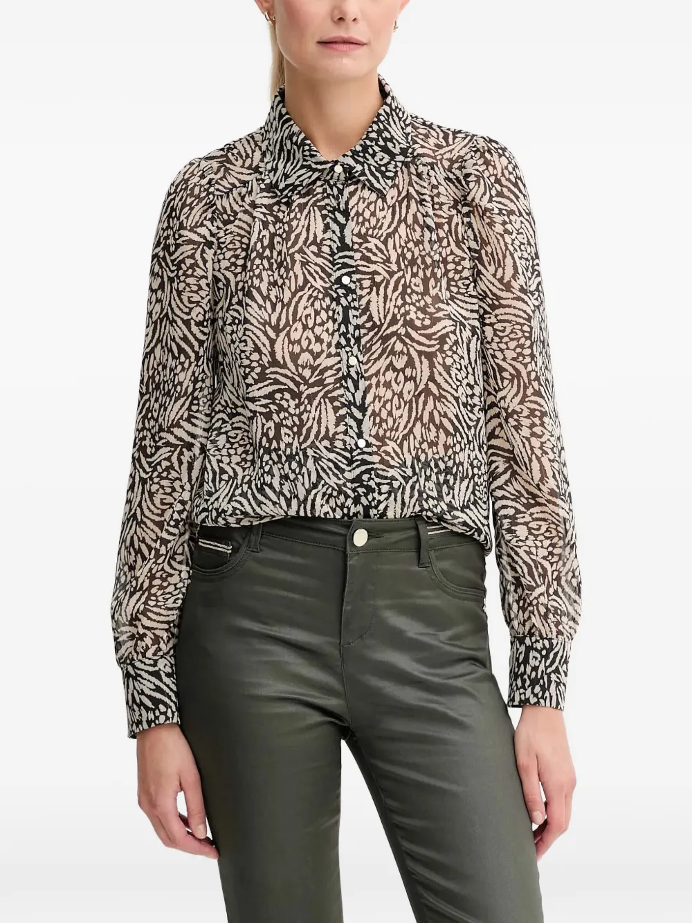 Morgan Capital printed shirt