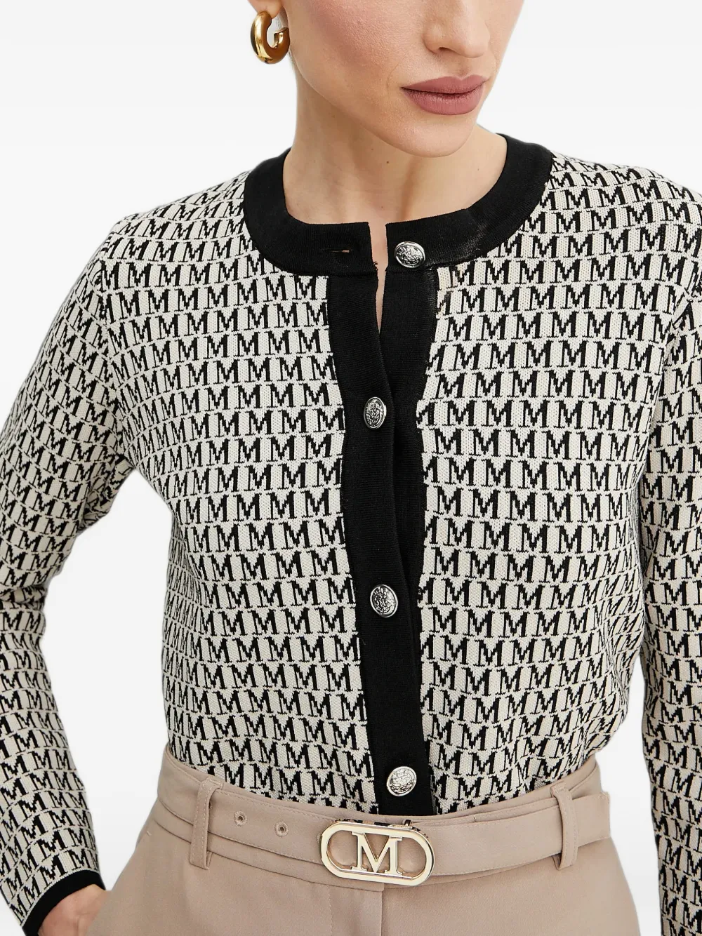 Morgan Mesta vest Wit
