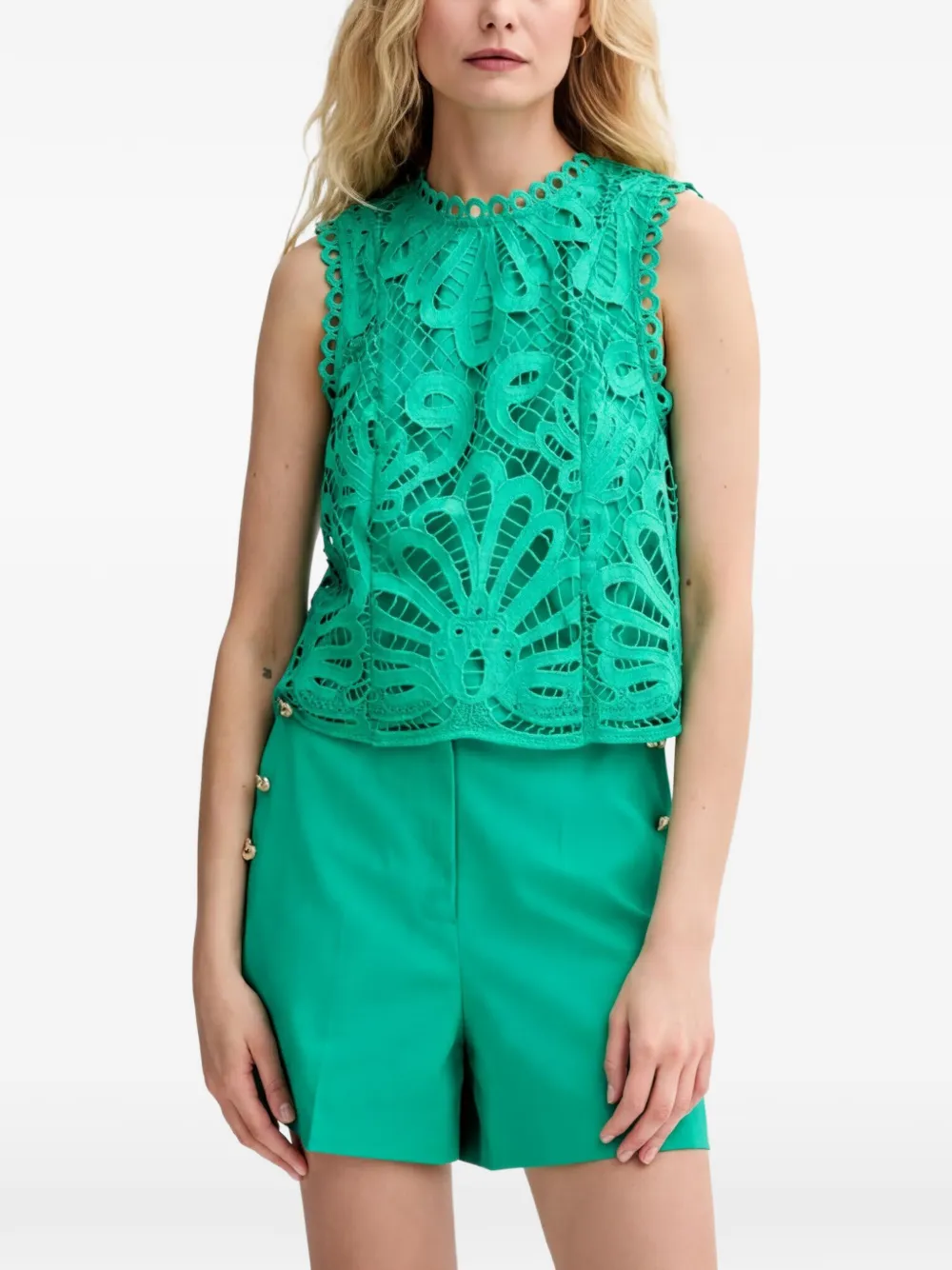 Morgan Osla sleeveless top - Verde